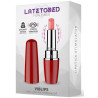 LATETOBED Stimulateur de clitoris Viblips 9.5 x 2.5cm Rouge